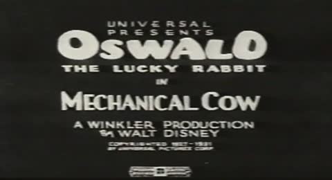 Oswald Mechanical Cow